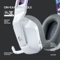 Logitech G G733 LIGHTSPEED Wireless RGB Gaming Headset Trådløs Høretelefoner Hvid